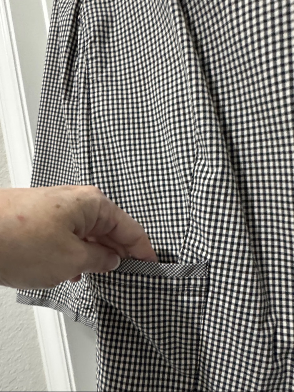 Talbots Black and White Gingham Print Blazer 18w - Picture 2 of 7